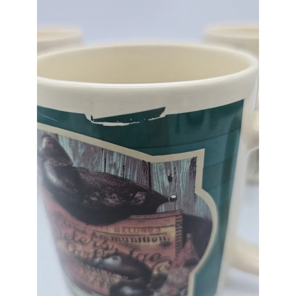 Vintagr Otagiri 1995 Donald Boncela Duck Decoy Coffee Mugs Set of 3 Enesco